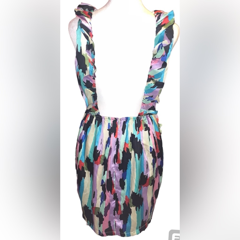 Karlie Open Back Ruffle Mini Dress - Picture 2 of 6